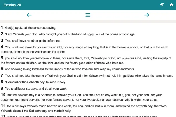 New American Standard Bible android App screenshot 3